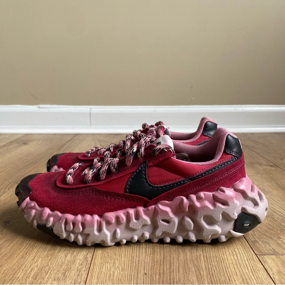 Men’s’ Nike Overbreak SP Red and Pink Textured Sole Sneakers